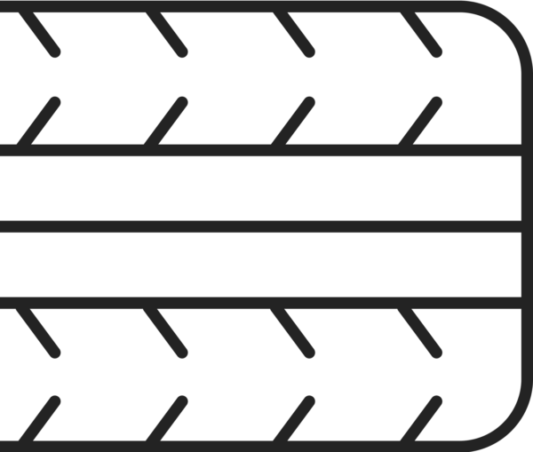 Tire mark decal